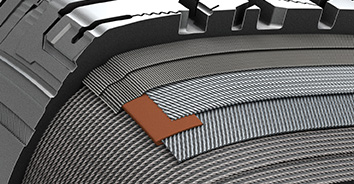 Vantra LT RA18 Foldable belt-end tape closeup